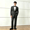 Costume d'affaires &agrave; simple boutonnage pour hommes